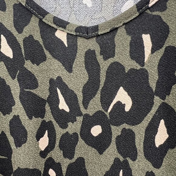 Chico's Animal Print Dolman Sleeve Top - Picture 5 of 8